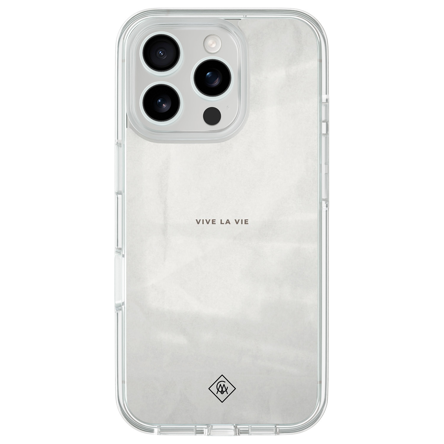 iPhone 16 Pro Max hybride hoesje - Vive la vie