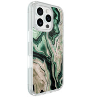 Casimoda iPhone 16 Pro Max hybride hoesje - Green waves