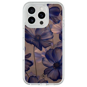 Casimoda iPhone 16 Pro Max hybride hoesje - Twilight petals