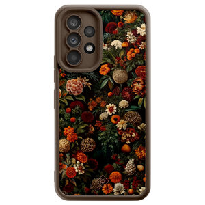 Casimoda Samsung Galaxy A53 bruine case - Exotic garden