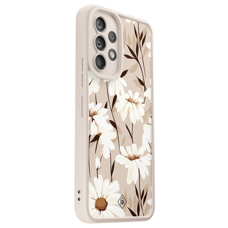 Casimoda Samsung Galaxy A53 beige case - In bloom