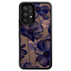 Casimoda Samsung Galaxy A53 zwarte case - Twilight petals