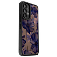 Casimoda Samsung Galaxy A53 zwarte case - Twilight petals