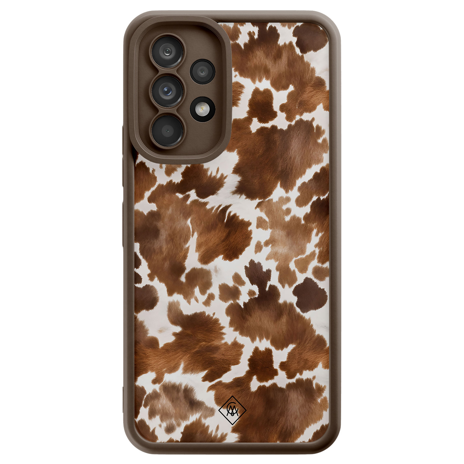 Samsung Galaxy A53 bruine case Cowhide chic