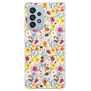 Casimoda Samsung Galaxy A53 shockproof hoesje - Happy flora