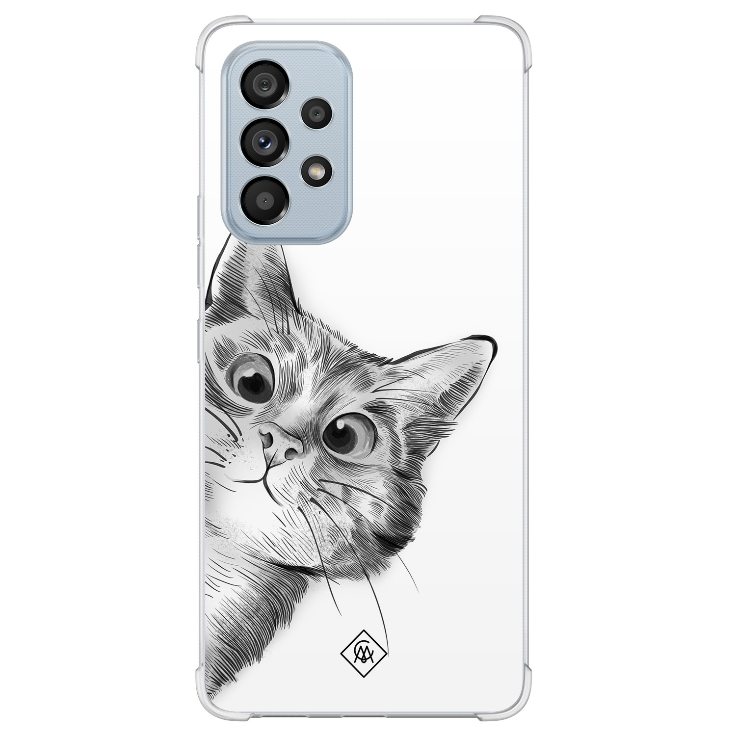 Samsung Galaxy A53 shockproof hoesje Kat kiekeboe