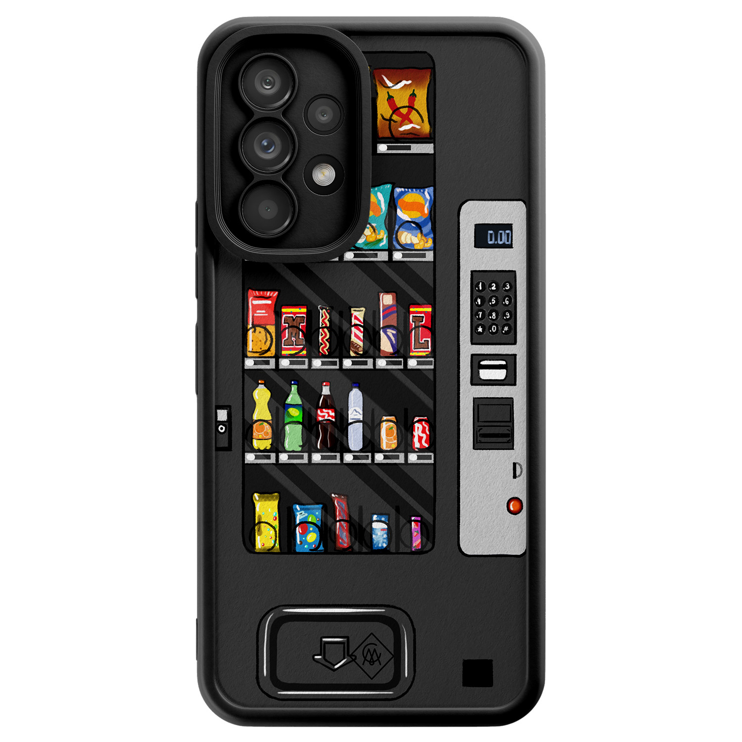 Samsung Galaxy A53 zwarte case Snoepautomaat