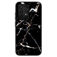 Casimoda Samsung Galaxy A53 hoesje - Marmer zwart