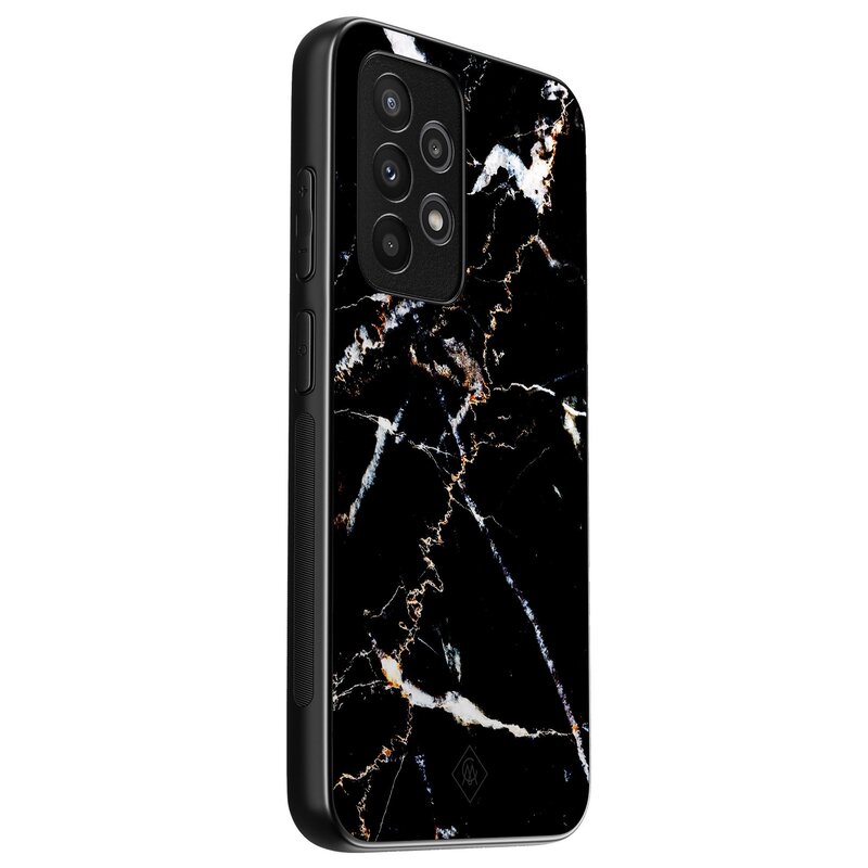Casimoda Samsung Galaxy A53 hoesje - Marmer zwart