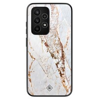 Casimoda Samsung Galaxy A53 hoesje - Marmer goud