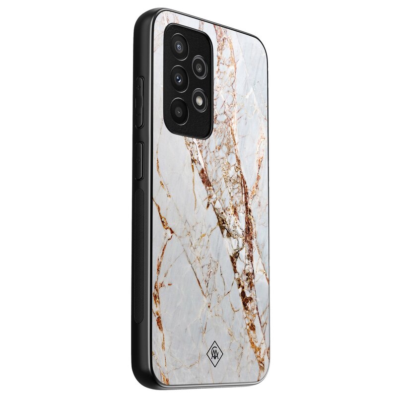 Casimoda Samsung Galaxy A53 hoesje - Marmer goud