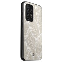 Casimoda Samsung Galaxy A53 hoesje - Palmy leaves beige