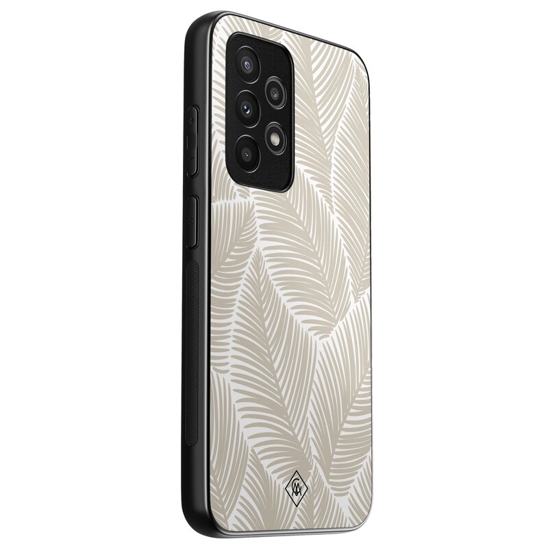 Casimoda Samsung Galaxy A53 hoesje - Palmy leaves beige