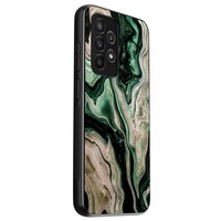 Casimoda Samsung Galaxy A53 hoesje - Green waves
