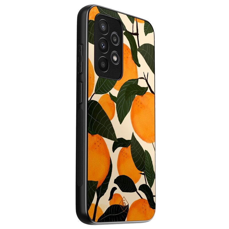 Casimoda Samsung Galaxy A53 hoesje - Orange garden