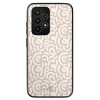 Casimoda Samsung Galaxy A53 hoesje - Ivory abstraction
