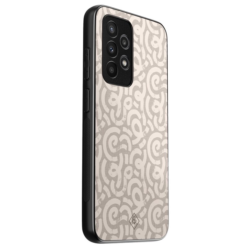 Casimoda Samsung Galaxy A53 hoesje - Ivory abstraction