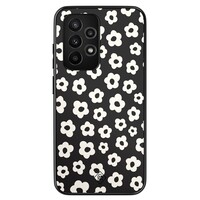 Casimoda Samsung Galaxy A53 hoesje - Retro bloempjes
