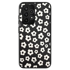 Casimoda Samsung Galaxy A53 hoesje - Retro bloempjes