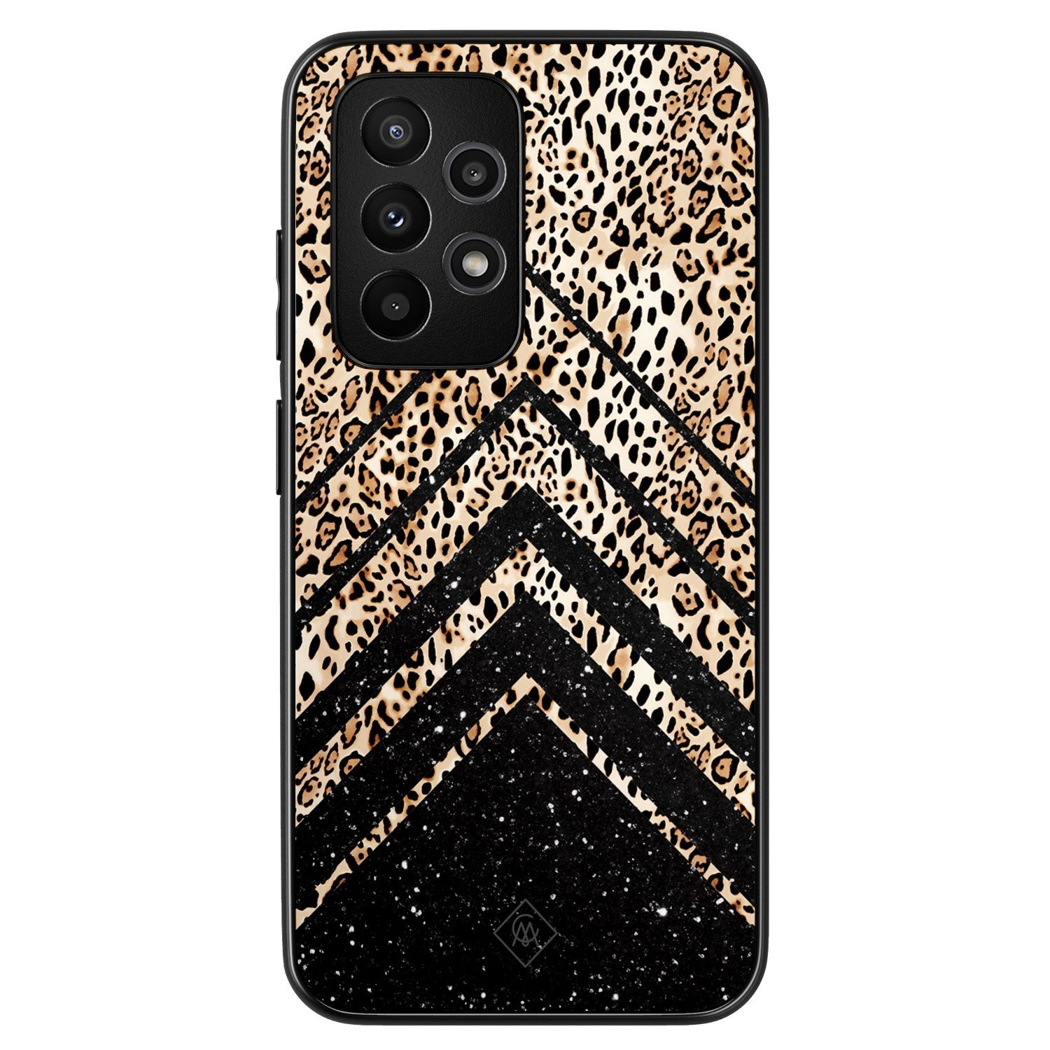 Samsung Galaxy A53 hoesje Chevron luipaard