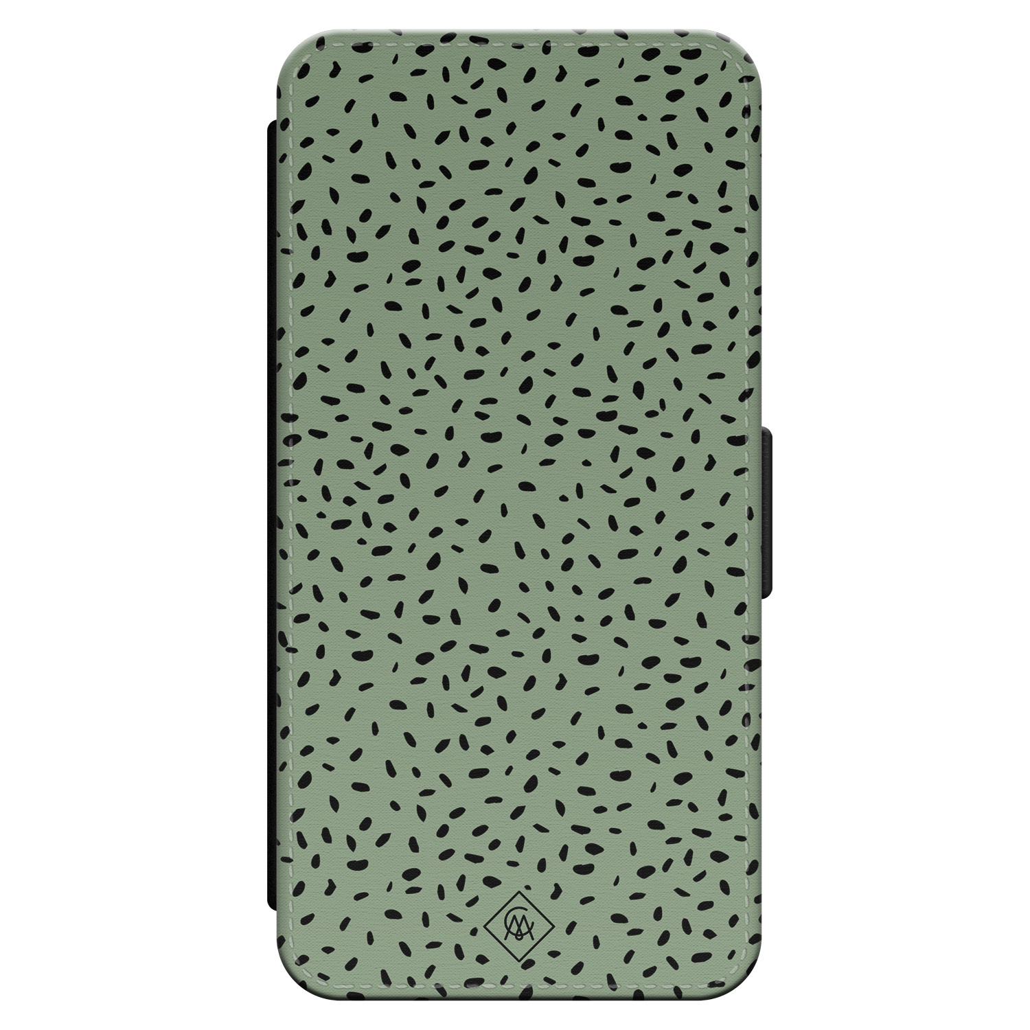 iPhone 16 flipcase Green confetti