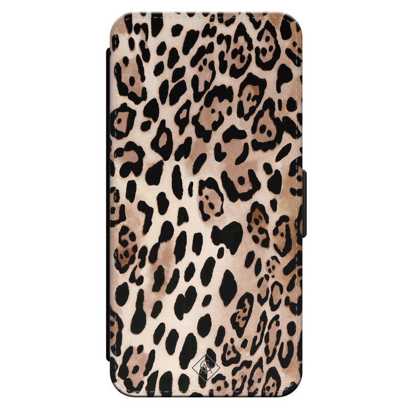 Casimoda iPhone 16 flipcase - Luipaardprint