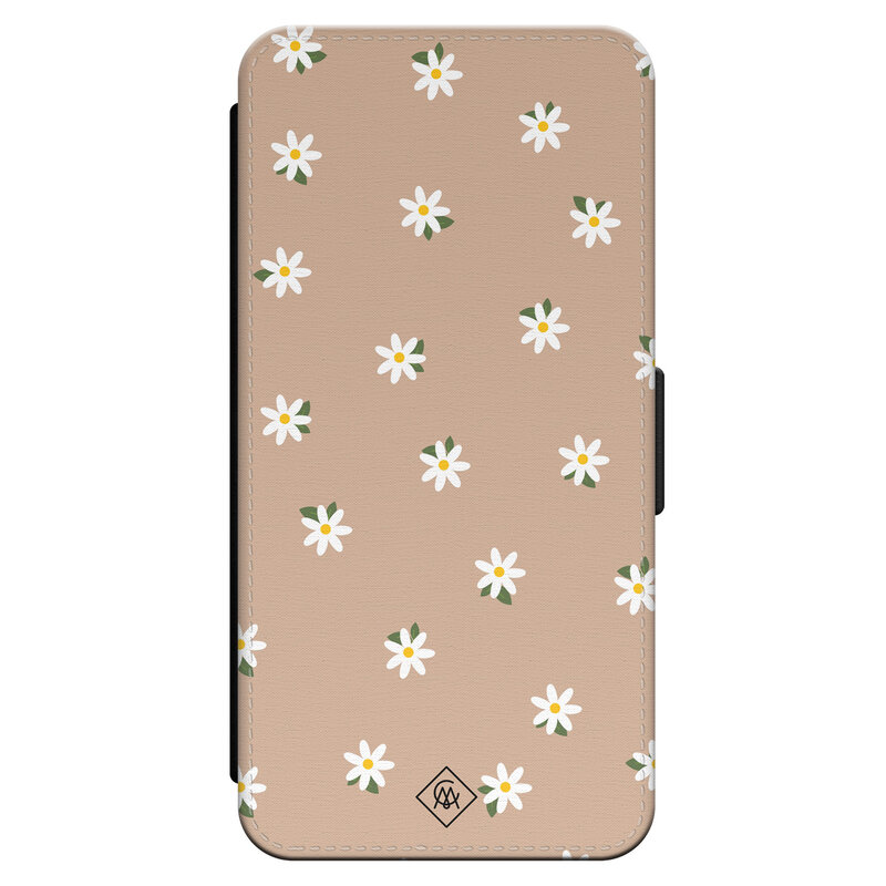 Casimoda iPhone 16 flipcase - Sweet daisies