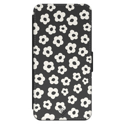 Casimoda iPhone 16 Pro flipcase - Retro bloempjes