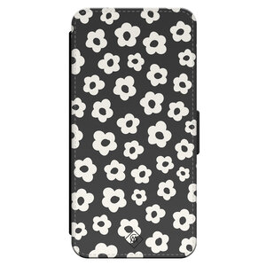Casimoda iPhone 16 Pro flipcase - Retro bloempjes