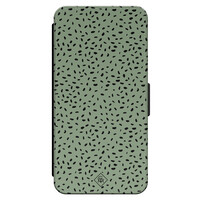 Casimoda iPhone 16 Pro flipcase - Green confetti