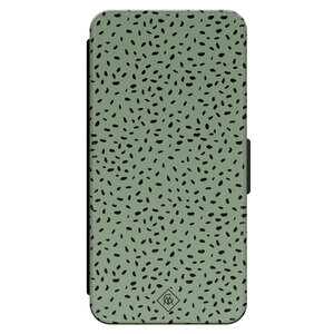 Casimoda iPhone 16 Pro flipcase - Green confetti