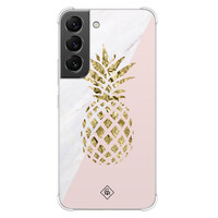 Casimoda Samsung Galaxy S22 shockproof hoesje - Ananas