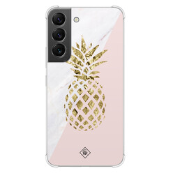 Casimoda Samsung Galaxy S22 shockproof hoesje - Ananas
