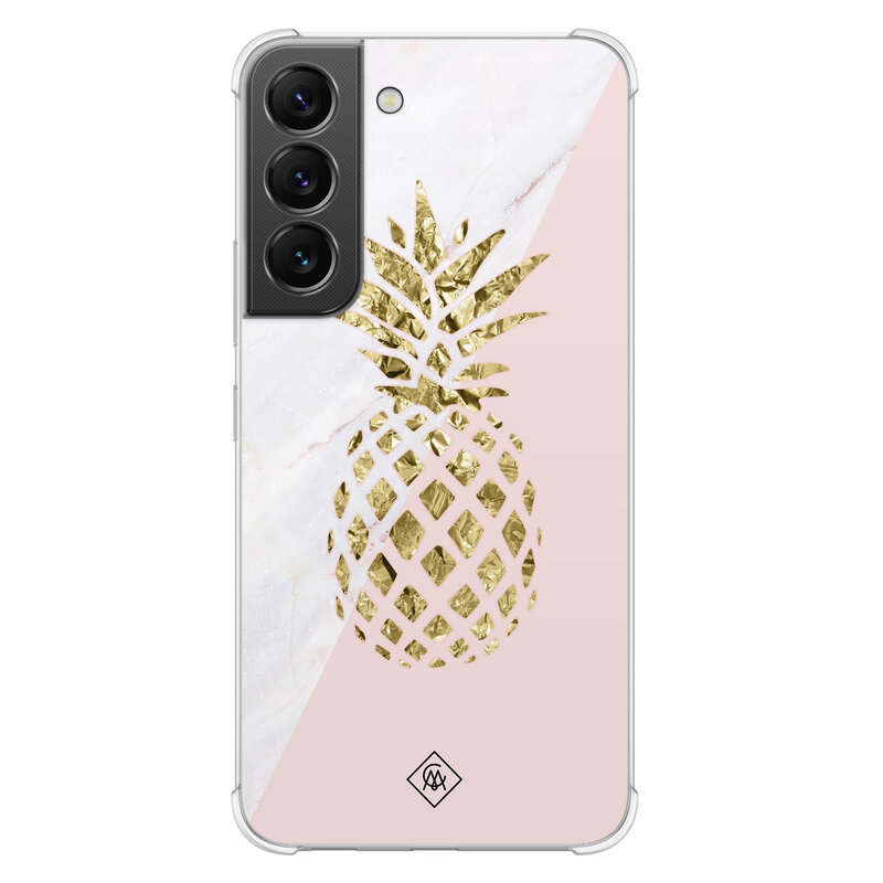 Casimoda Samsung Galaxy S22 shockproof hoesje - Ananas