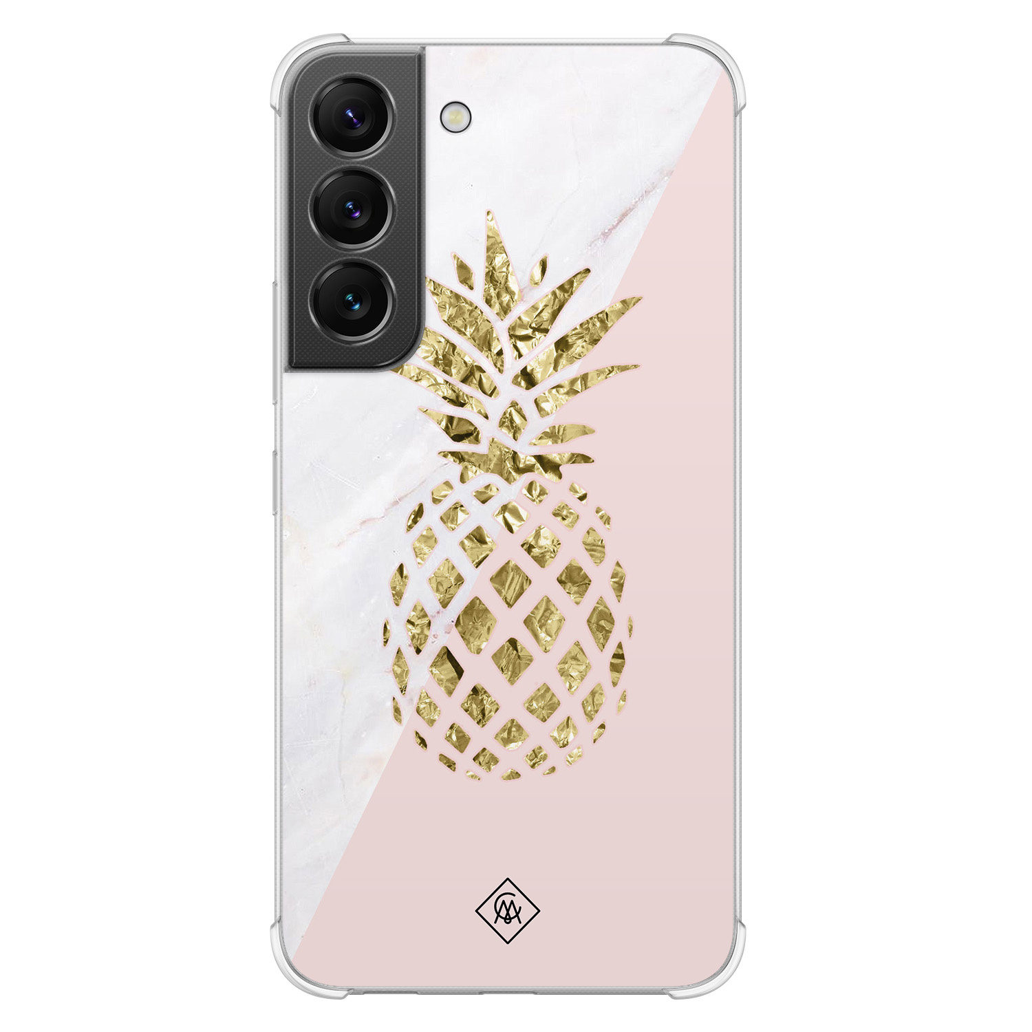 Samsung Galaxy S22 shockproof hoesje Ananas