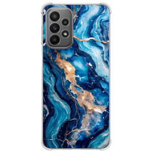 Casimoda Samsung Galaxy A23 shockproof hoesje - Ocean marble