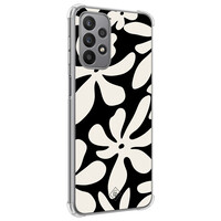 Casimoda Samsung Galaxy A23 shockproof hoesje - Noir bloom