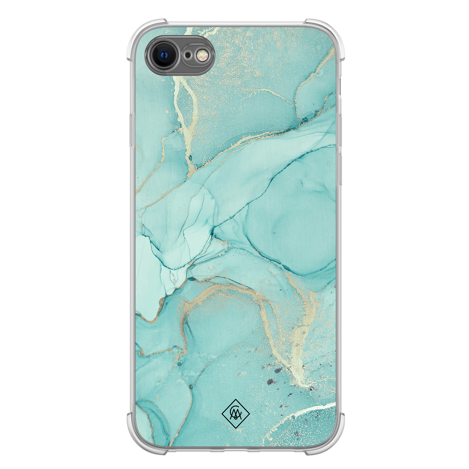 iPhone SE (2020 2022) 8 7 shockproof hoesje Touch of mint