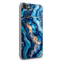 Casimoda iPhone SE (2020/2022) / 8 / 7 shockproof hoesje - Ocean marble