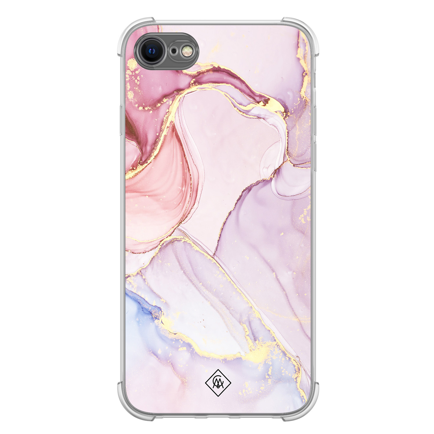 iPhone SE (2020 2022) 8 7 shockproof hoesje Purple sky