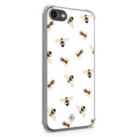 Casimoda iPhone SE (2020/2022) / 8 / 7 shockproof hoesje - Bee happy
