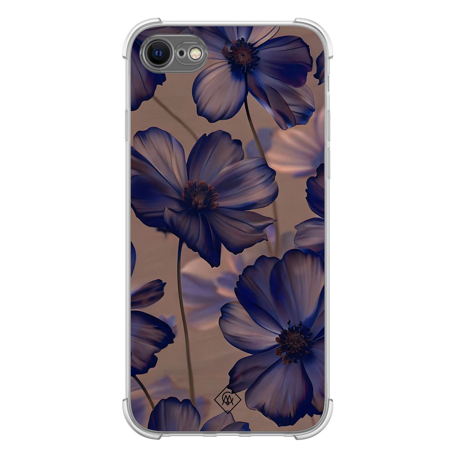 iPhone SE (2020 2022) 8 7 shockproof hoesje Twilight petals