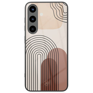 Casimoda Samsung Galaxy S25 glazen hardcase - Warm curves