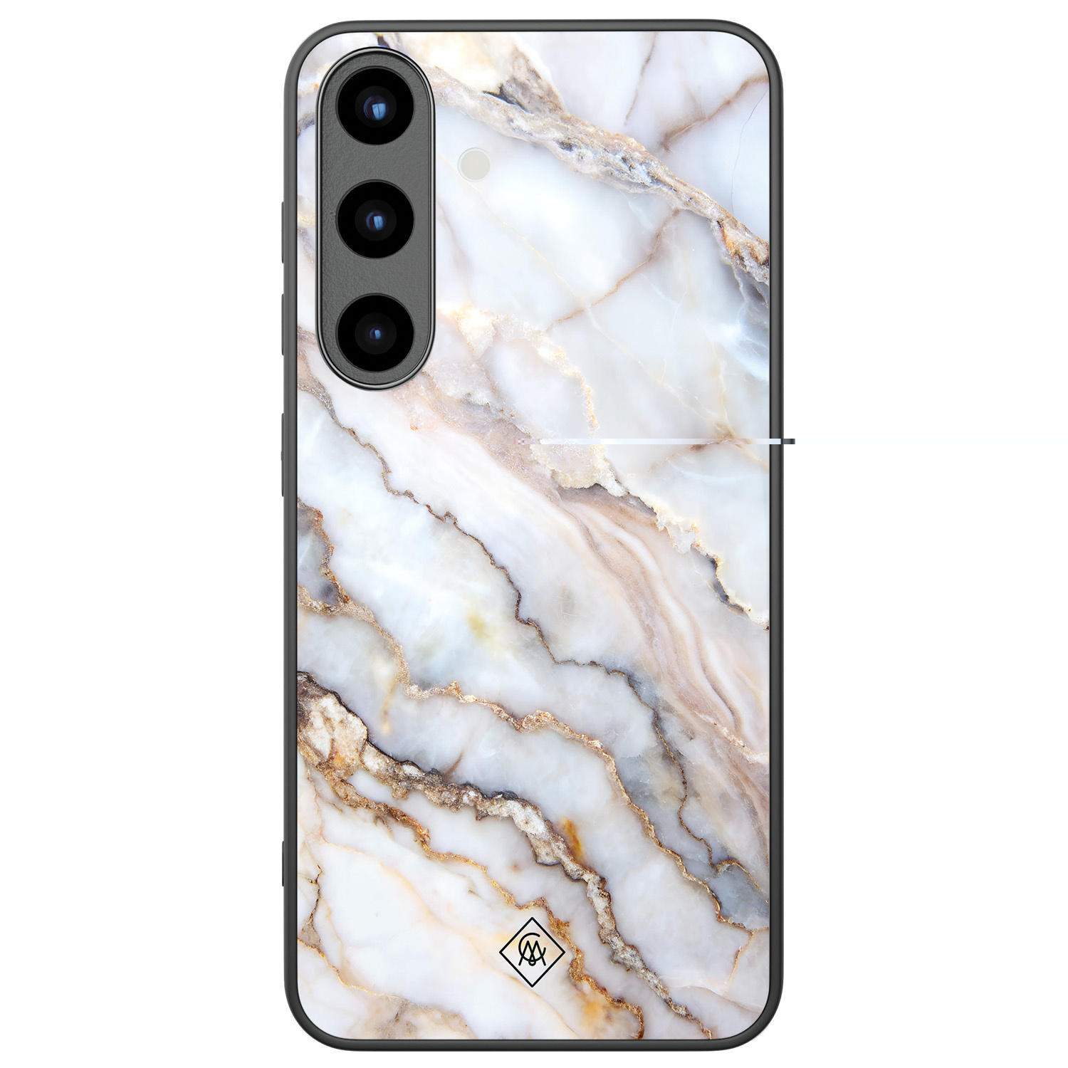 Samsung Galaxy S25 glazen hardcase Marble dream