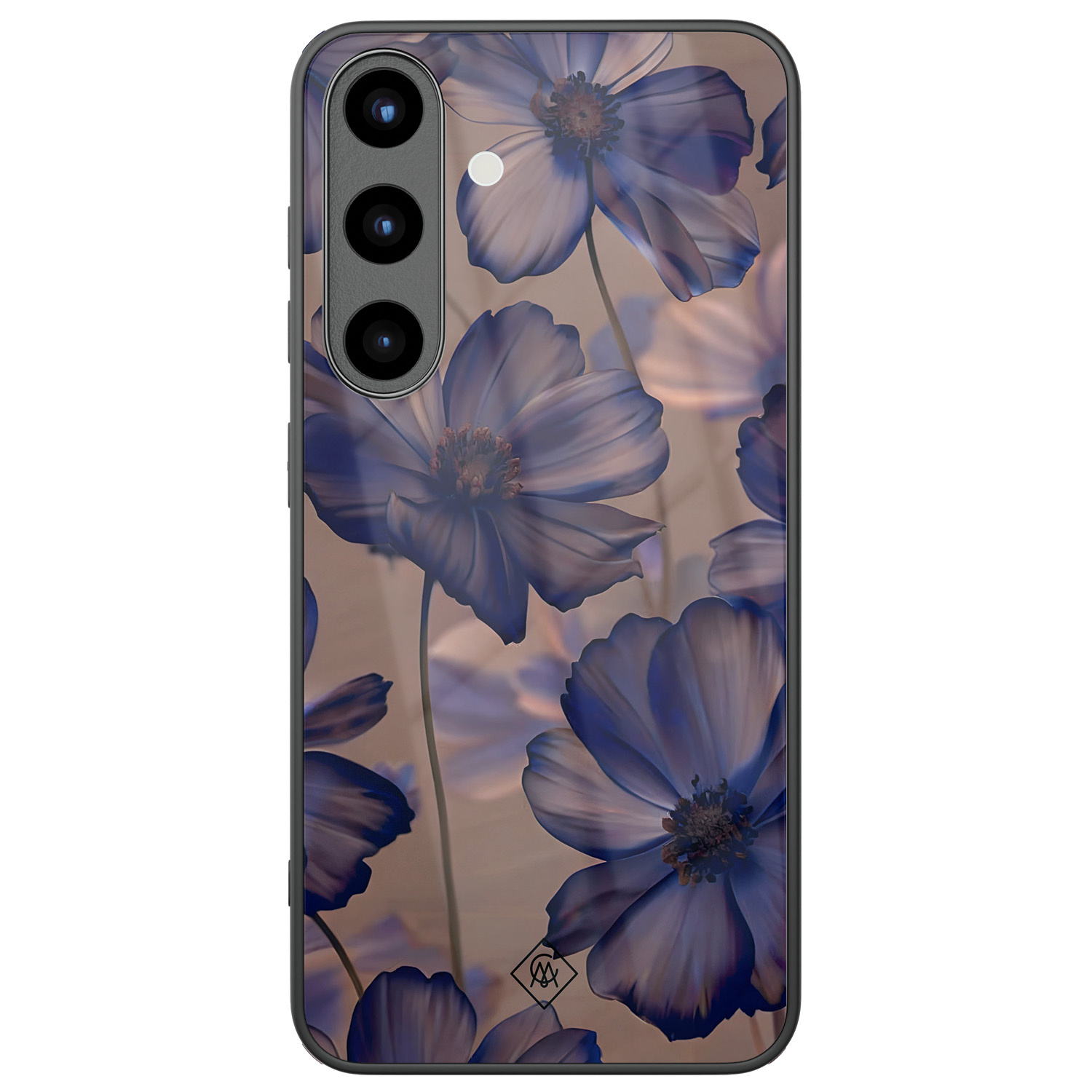 Samsung Galaxy S25 glazen hardcase Twilight petals