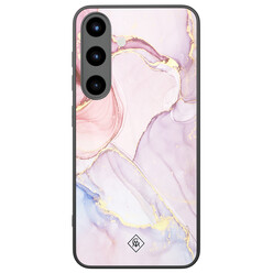 Casimoda Samsung Galaxy S25 glazen hardcase - Purple sky