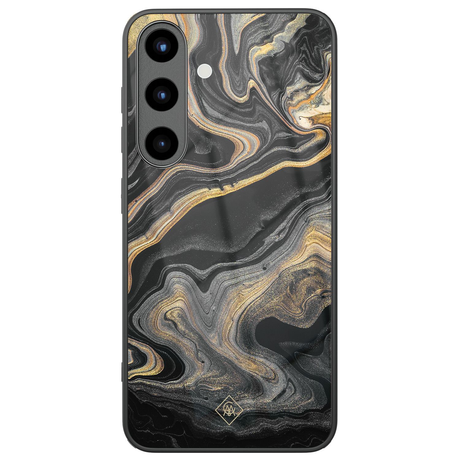 Samsung Galaxy S25 glazen hardcase Marbling