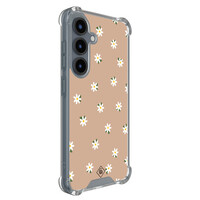 Casimoda Samsung Galaxy S25 shockproof hoesje - Sweet daisies