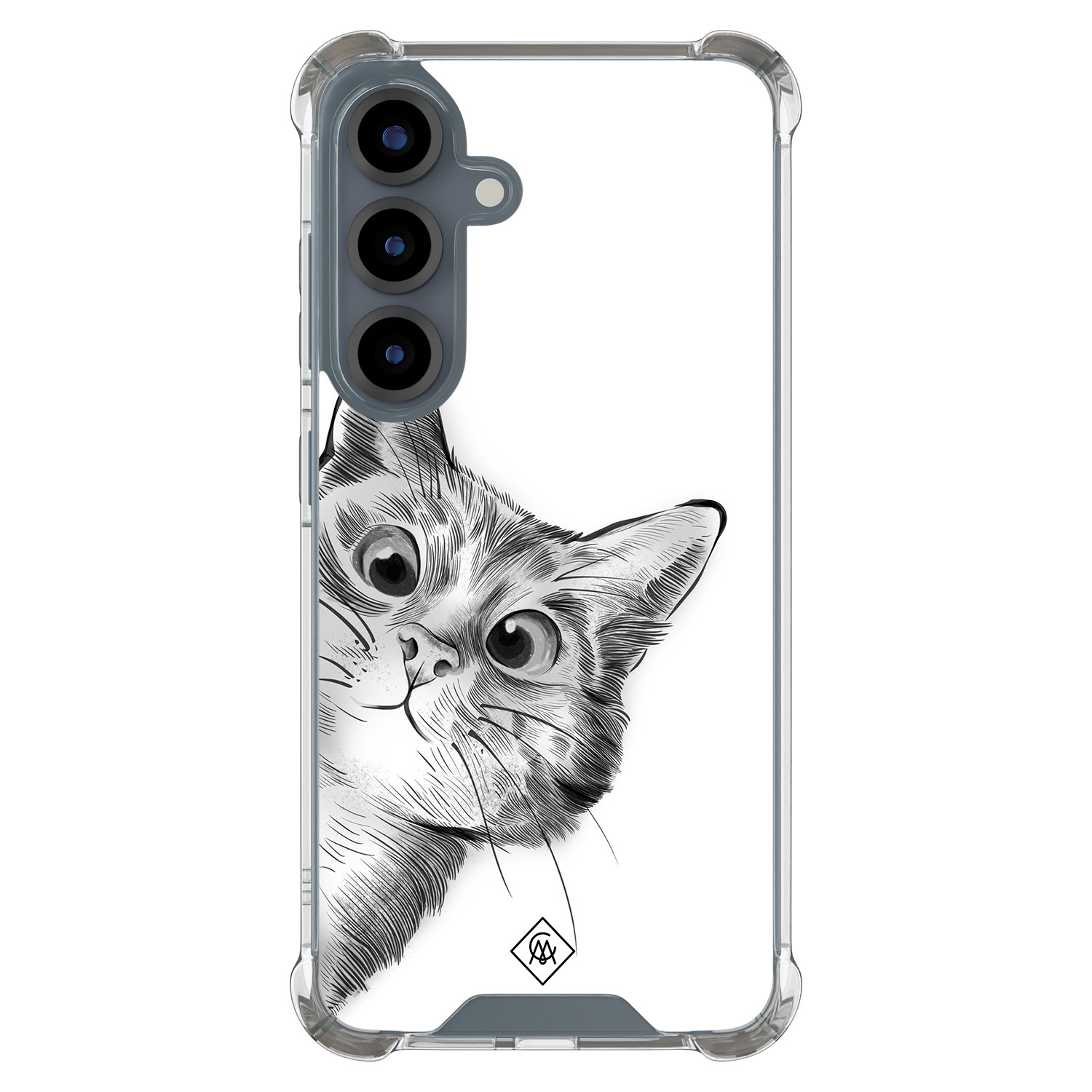 Samsung Galaxy S25 shockproof hoesje Kat kiekeboe