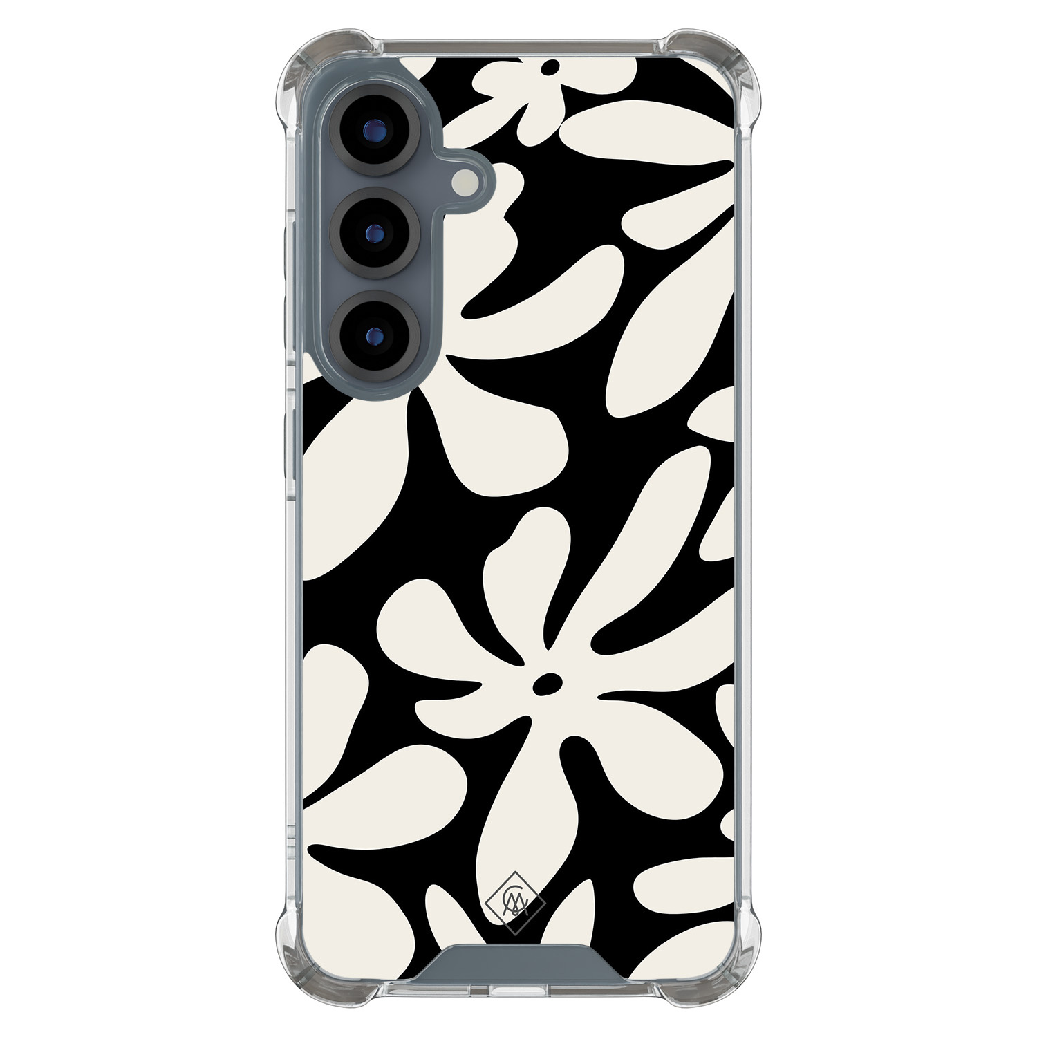 Samsung Galaxy S25 shockproof hoesje Noir bloom